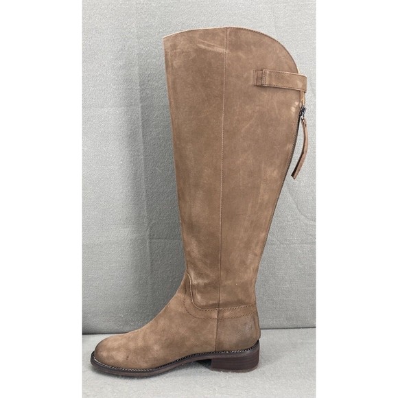 Franco Sarto Heeled Knee High Boots Women’s Size 6.5 Brown Wide Calf - Picture 5 of 10